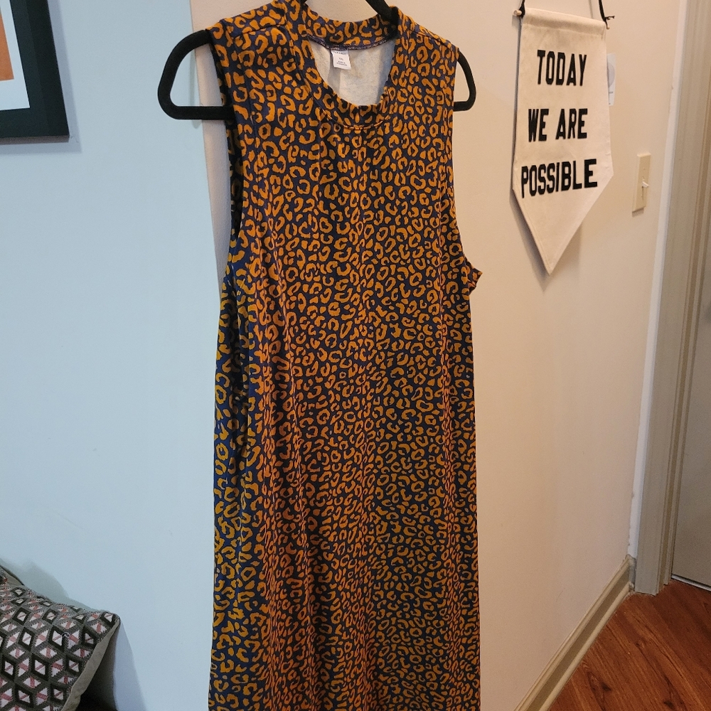 Midi Animal Print Dress x Old Navy